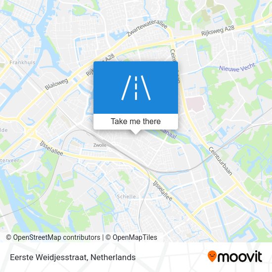 Eerste Weidjesstraat map