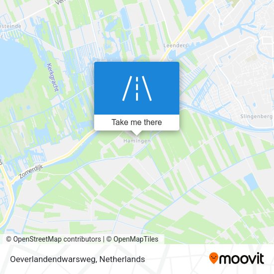 Oeverlandendwarsweg map