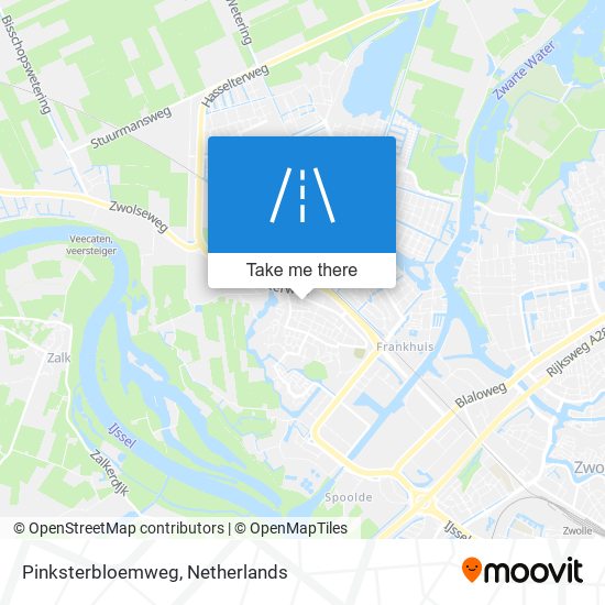 Pinksterbloemweg map