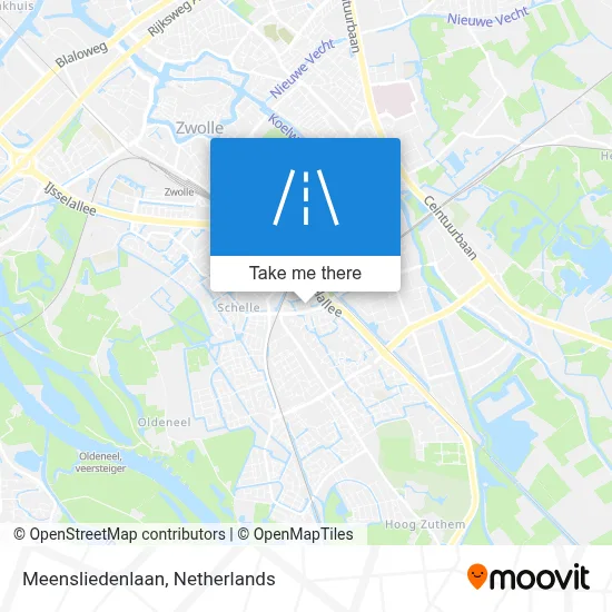 Meensliedenlaan map
