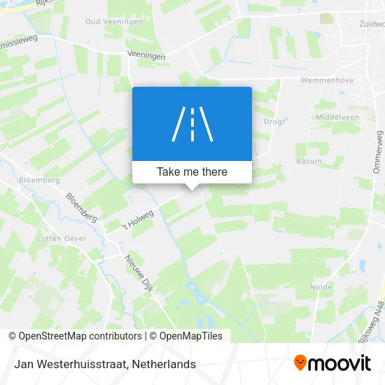 Jan Westerhuisstraat map