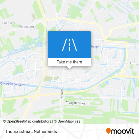 Thomasstraat map