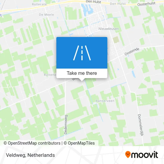Veldweg map