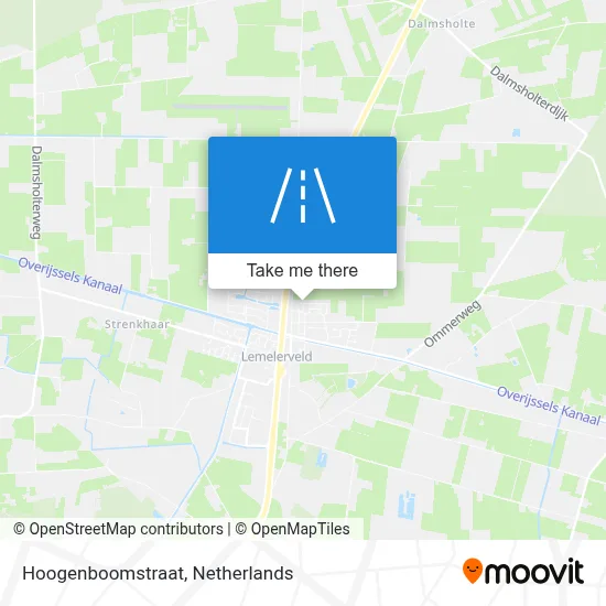Hoogenboomstraat map