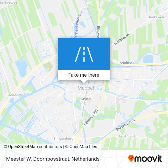 Meester W. Doornbosstraat map