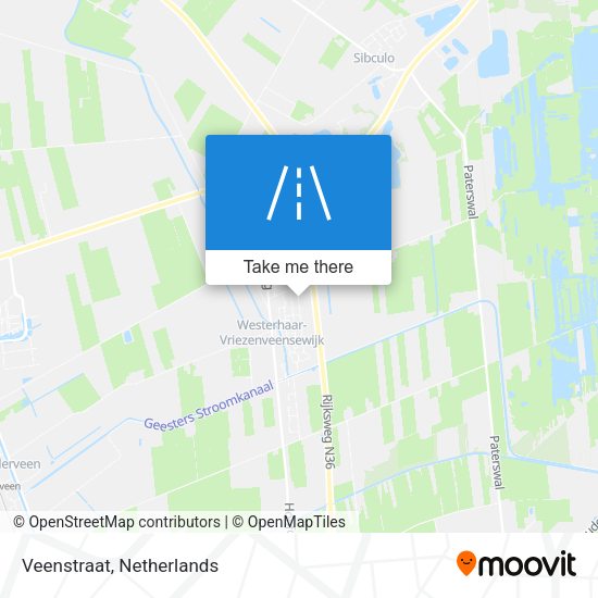 Veenstraat map