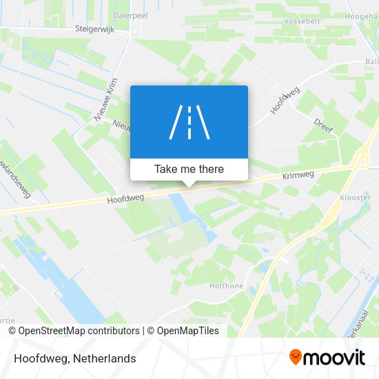 Hoofdweg map