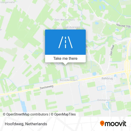 Hoofdweg map