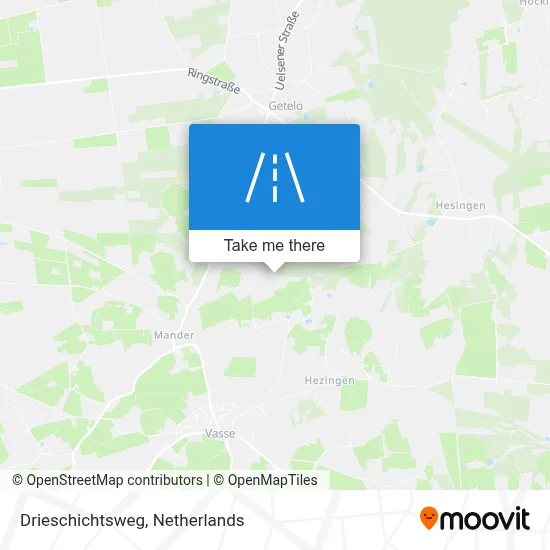 Drieschichtsweg map