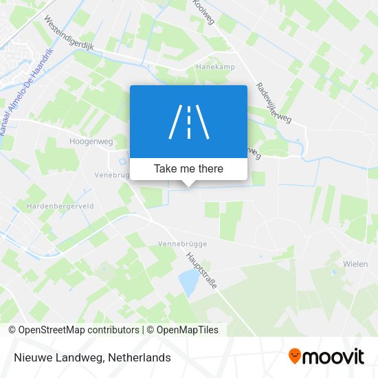 Nieuwe Landweg map