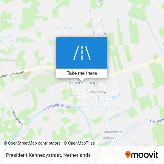 President Kennedystraat map