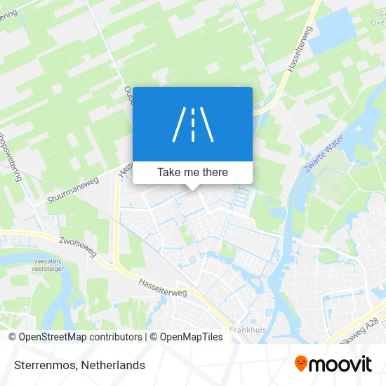 Sterrenmos map