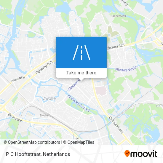 P C Hooftstraat map