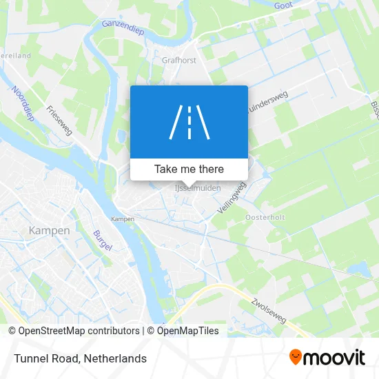 Tunnelweg map