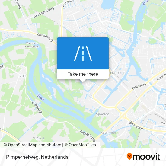 Pimpernelweg map