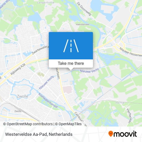 Westerveldse Aa-Pad map