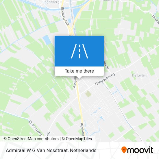 Admiraal W G Van Nesstraat map