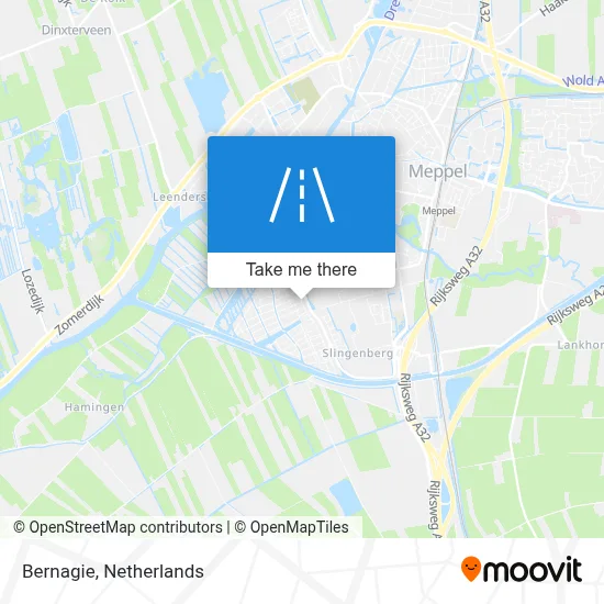 Bernagie map