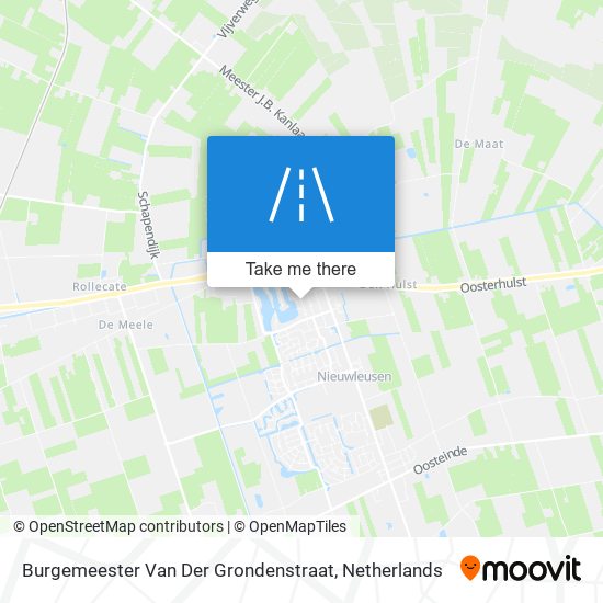 Burgemeester Van Der Grondenstraat map