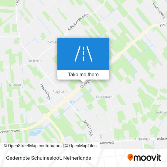 Gedempte Schuinesloot map