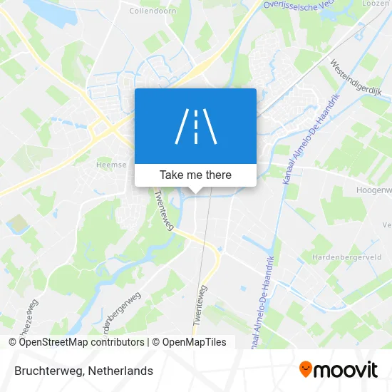 Bruchterweg map
