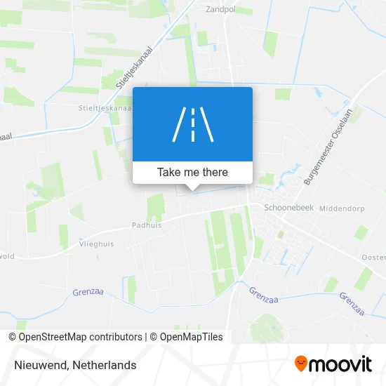 Nieuwend map