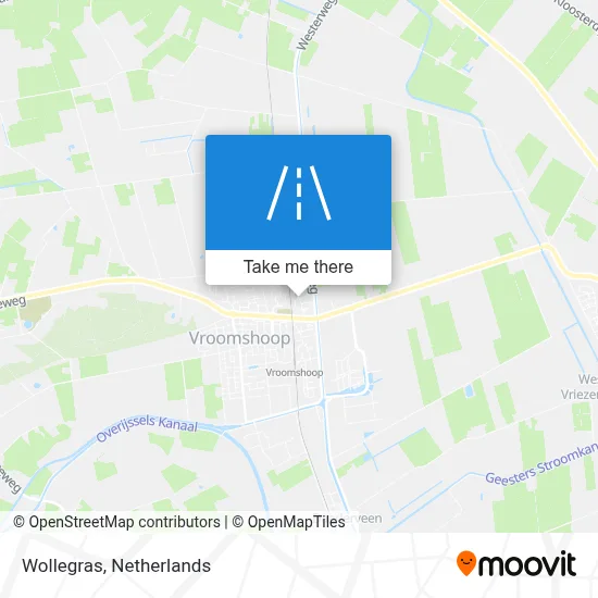 Wollegras map