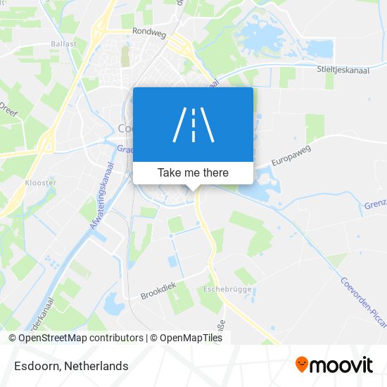 Esdoorn map