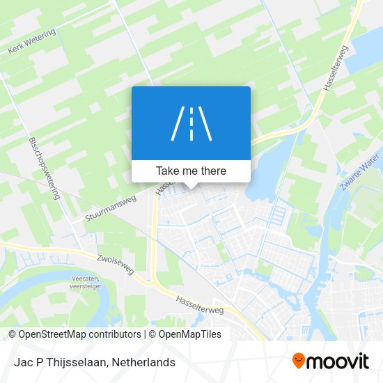 Jac P Thijsselaan map