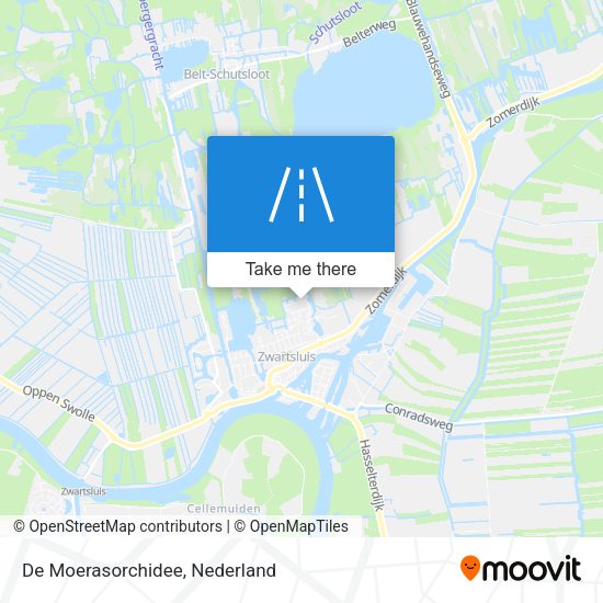 De Moerasorchidee map