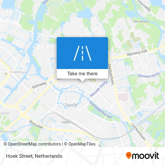 Hoekstraat map