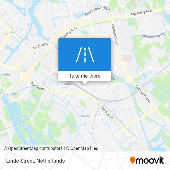 Lindestraat map