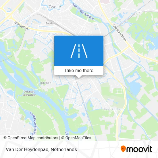 Van Der Heydenpad map