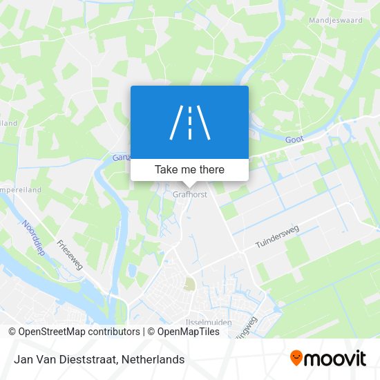 Jan Van Dieststraat map