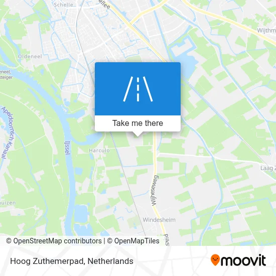 Hoog Zuthemerpad map