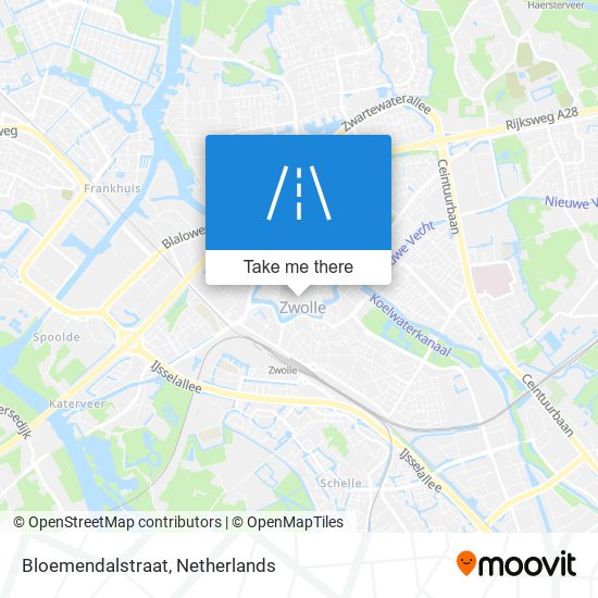 Bloemendalstraat map