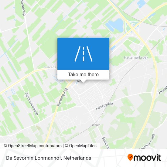 De Savornin Lohmanhof map