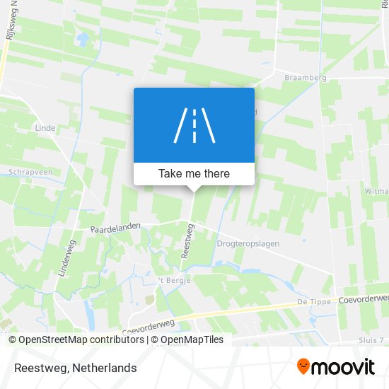 Reestweg map