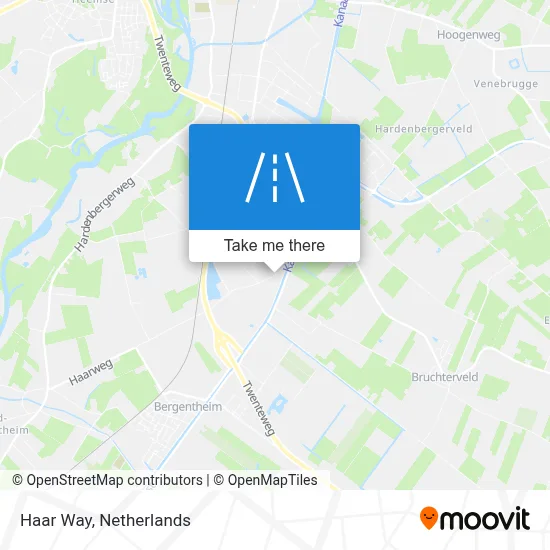 Haarweg map