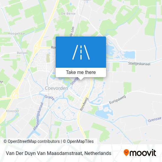 Van Der Duyn Van Maasdamstraat map