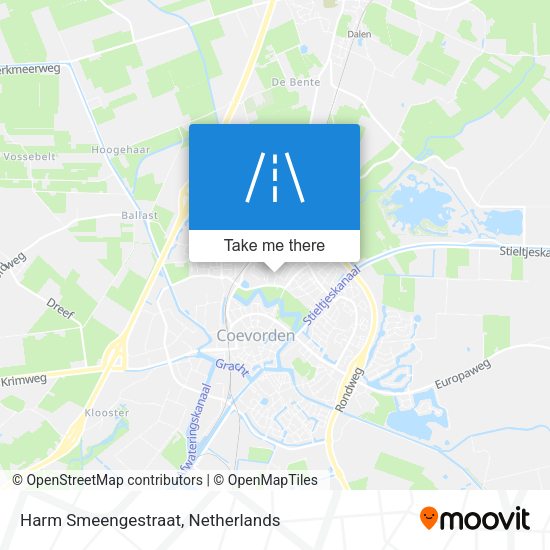 Harm Smeengestraat map