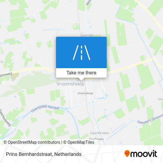 Prins Bernhardstraat map