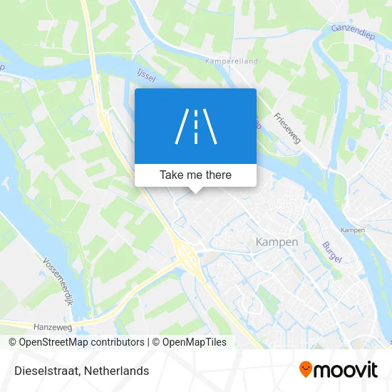 Dieselstraat map