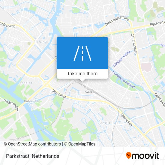 Parkstraat map