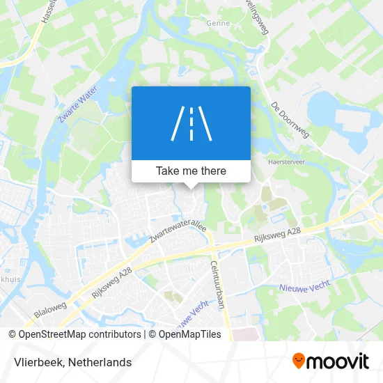 Vlierbeek map