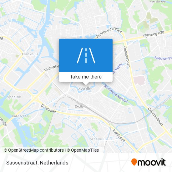 Sassenstraat map