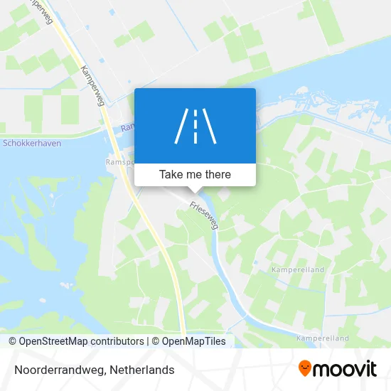 Noorderrandweg map
