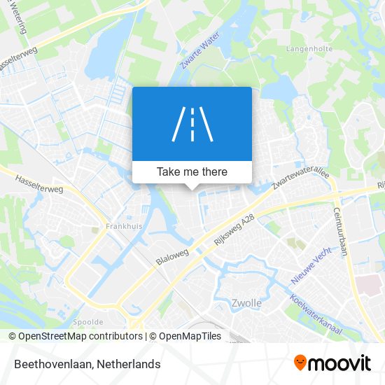 Beethovenlaan map