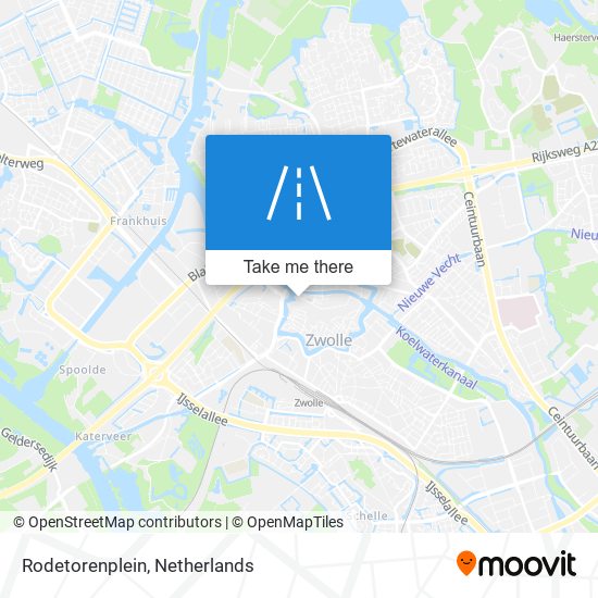 Rodetorenplein map