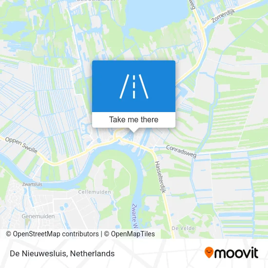 De Nieuwesluis map